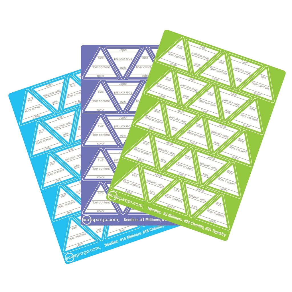Thread ID Sticker Set, 6Pk | Sue Spargo Folk Art Quilts